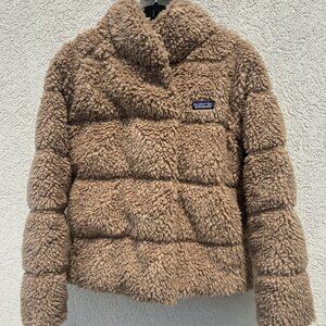 Patagonia Women's Recycled High Pile Fleece Down Jacket - Size Med